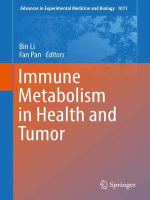 cover image of Immune Metabolism in Health and Tumor